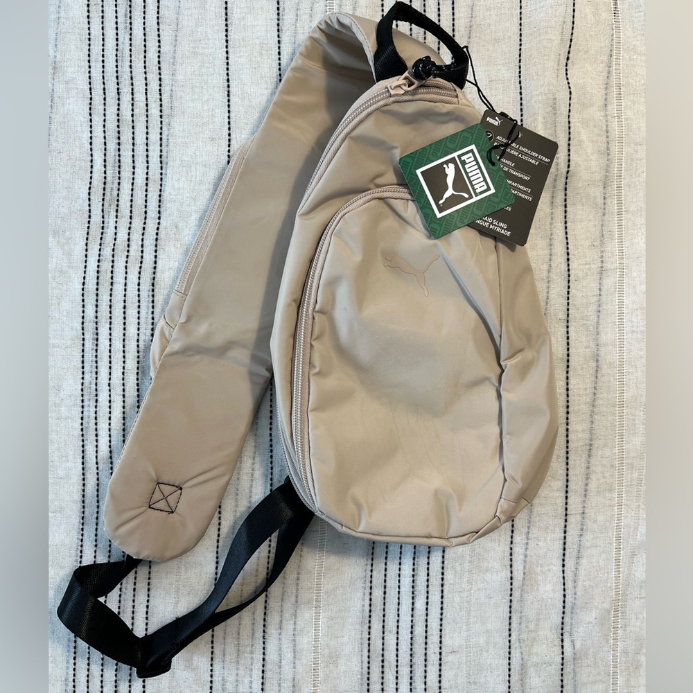 Puma Myriad Sling Bag Light Beige New with tag